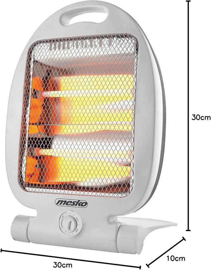 Mesko MS7710 Quarz Heizstrahler, Infrarotheizer 2 Heizstufen Niedrigem Verbrauch, Strahlungsheizung