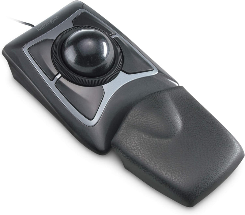 Kensington Expert Mouse Trackball, Kabelgebundene Computermaus mit Trackball & Scrollring, 55 mm Kug