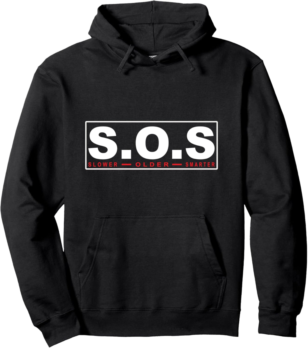 SOS, langsam älter und schlauer zum 50th, 60th Pullover Hoodie