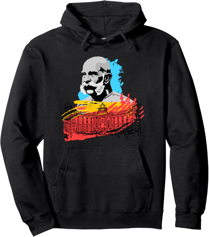 Wien mit Kaiser Franz Josef Pullover Hoodie