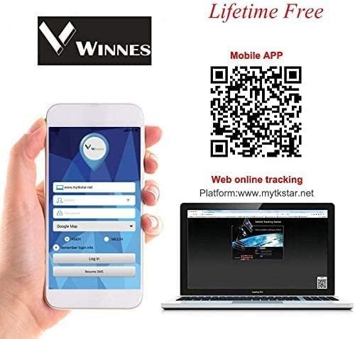 Winnes GPS-Tracker 4G TK918: Echtzeit-Tracking per SMS/App/PC, Wasserdicht, Magnetisch, Geo-Zaun, 20