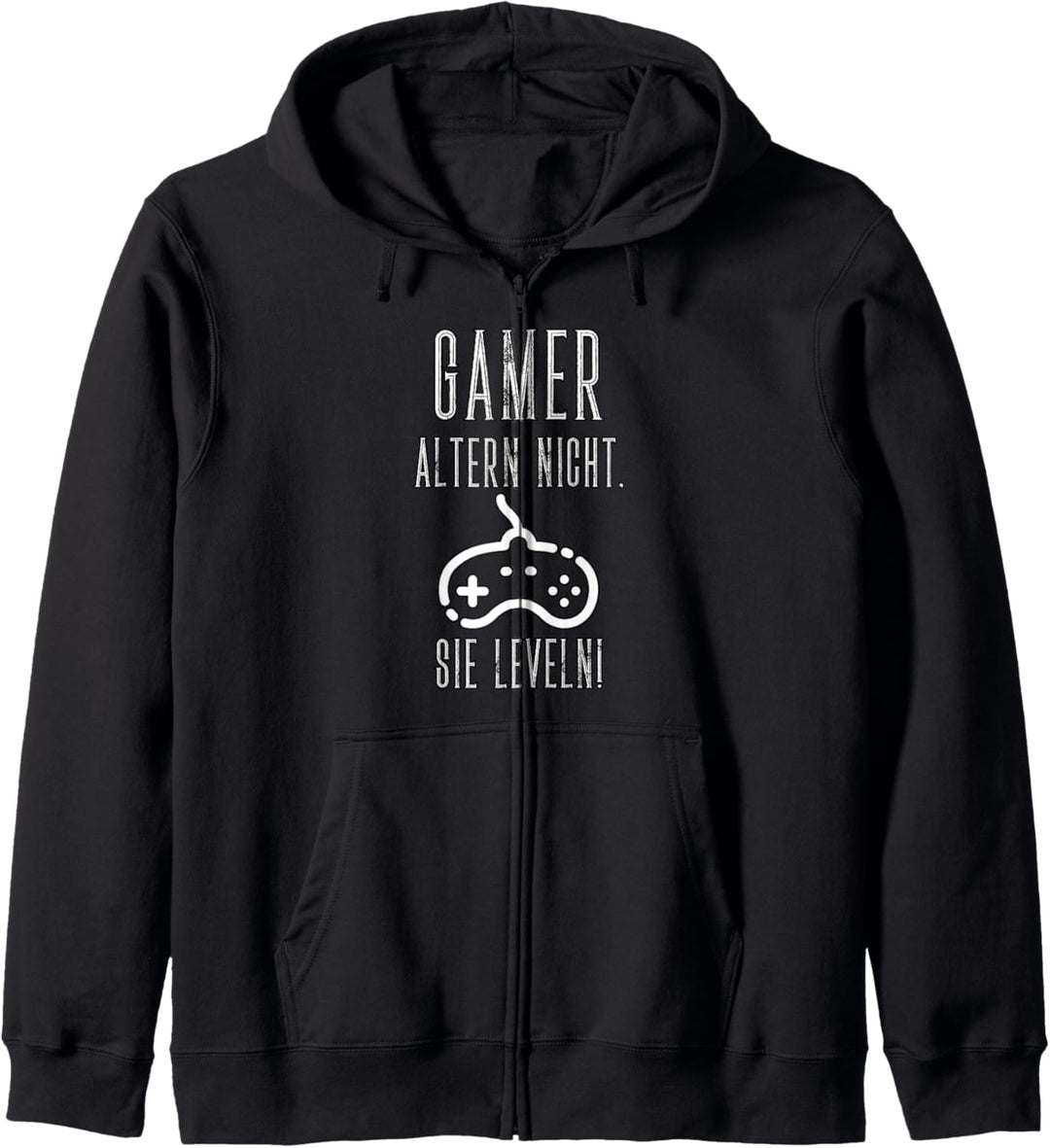 Gamer altern nicht, sie leveln! Kapuzenjacke