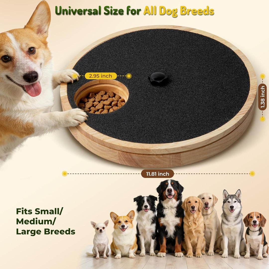 Hundekratzbrett für Krallen mit Leckerli-Box, Hundekrallen-Kratzunterlage, einstellbares interaktive