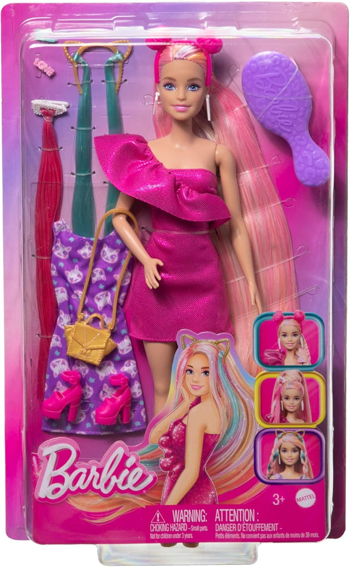 Barbie Mattel Totally Hair 2 Extra langes Haar, 21 cm, mit Zubehör, Verschiedene Modelle (HKT95)