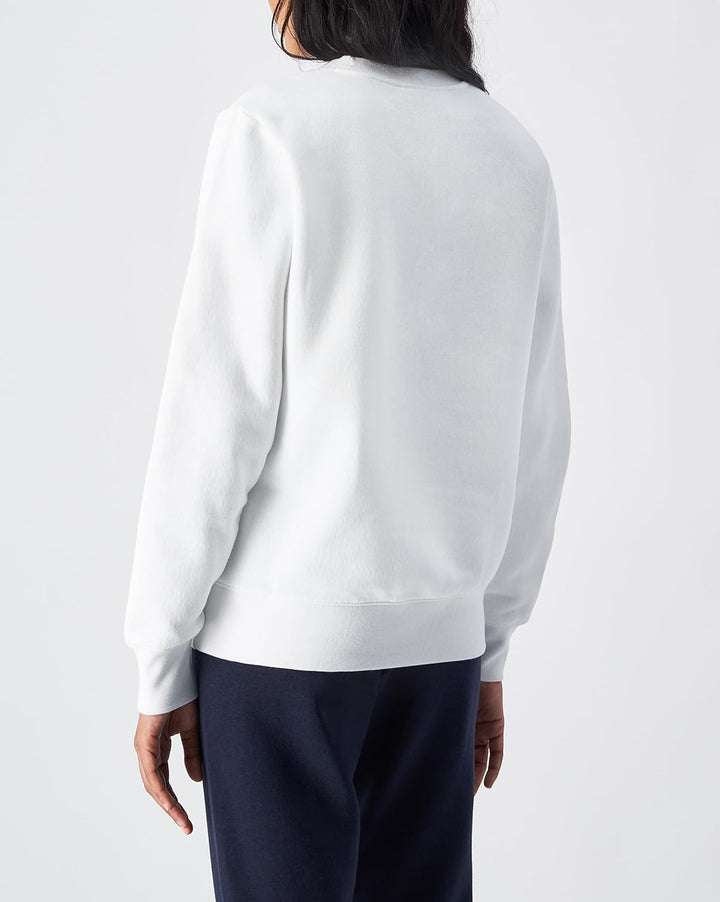 Champion Damen Legacy Basics W-Light Powerblend Fleece Crewneck Sweatshirt XXL Weiss, XXL Weiss