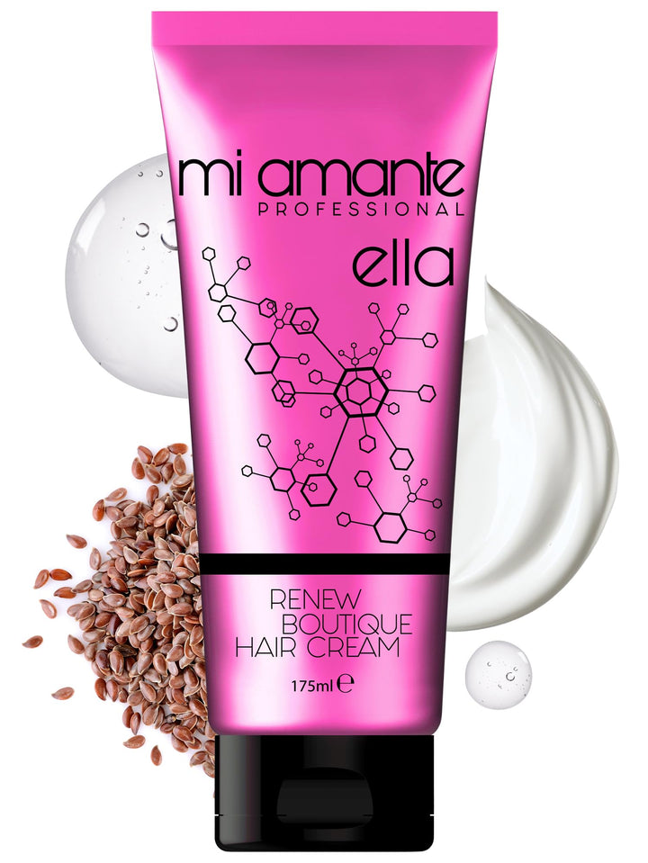 Mi Amante Ella Renew Haar Styling Creme – Intensiver Hitzeschutz für Haare Glätteisen, haarkur trock