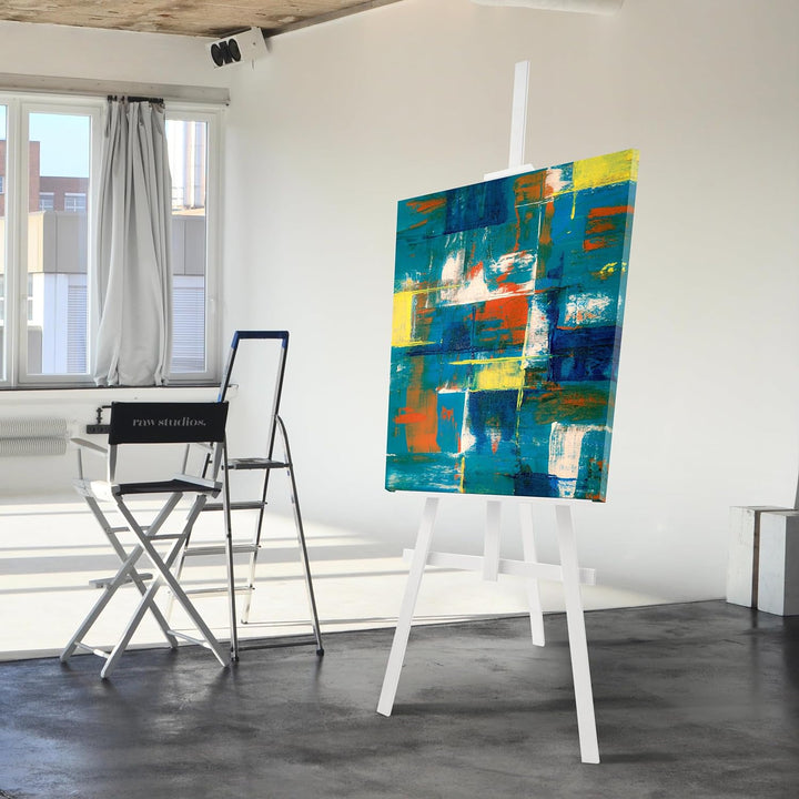 Staffelei PICASSO aus Buchenholz, weiss