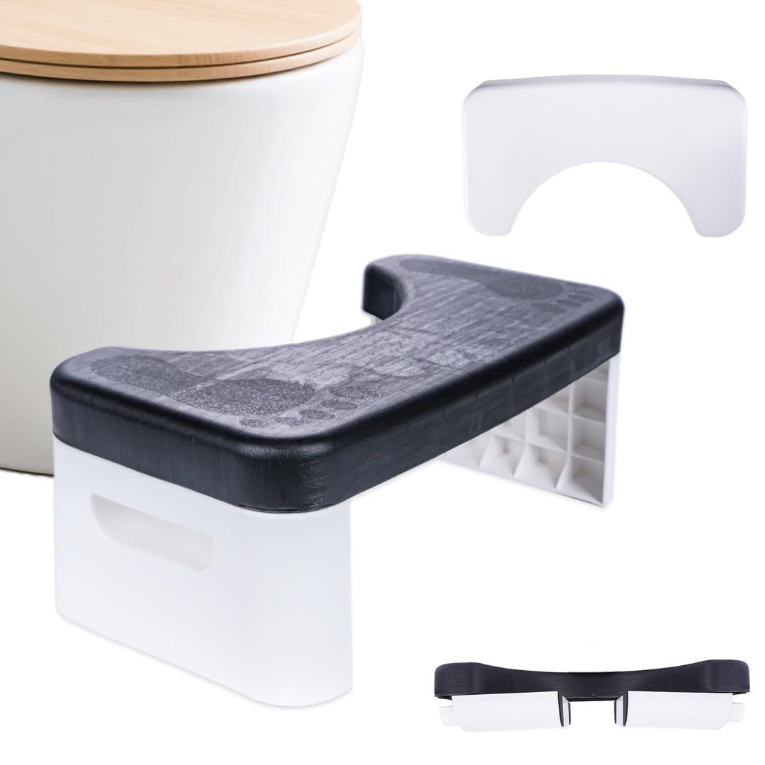 Coldcool Klappbarer Toilettenhocker, Töpfchen Tritthocker mit Duftposition, Badezimmer, Faltbarer Ko