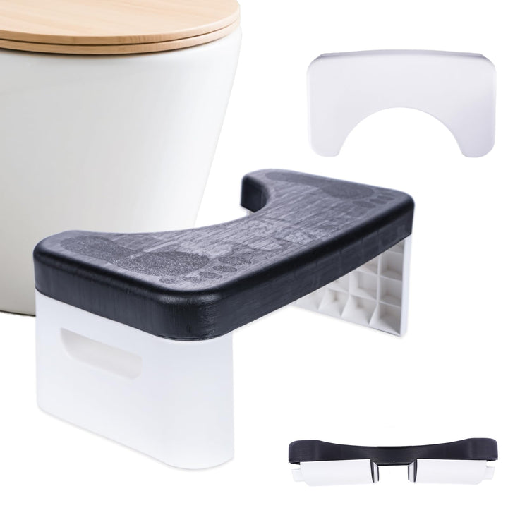 Coldcool Klappbarer Toilettenhocker, Töpfchen Tritthocker mit Duftposition, Badezimmer, Faltbarer Ko