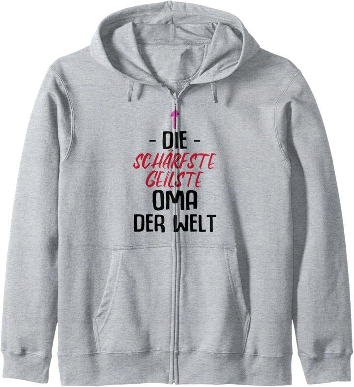 Schärfste Geilste Oma Der Welt Frauentag Muttertag Omi Kapuzenjacke