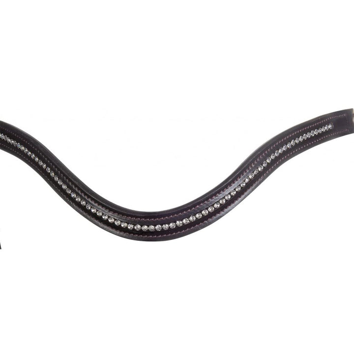 HKM 11477 Trense Malin, Polsterung, ENGL. Reithalfter, Leder, Braun, Pony