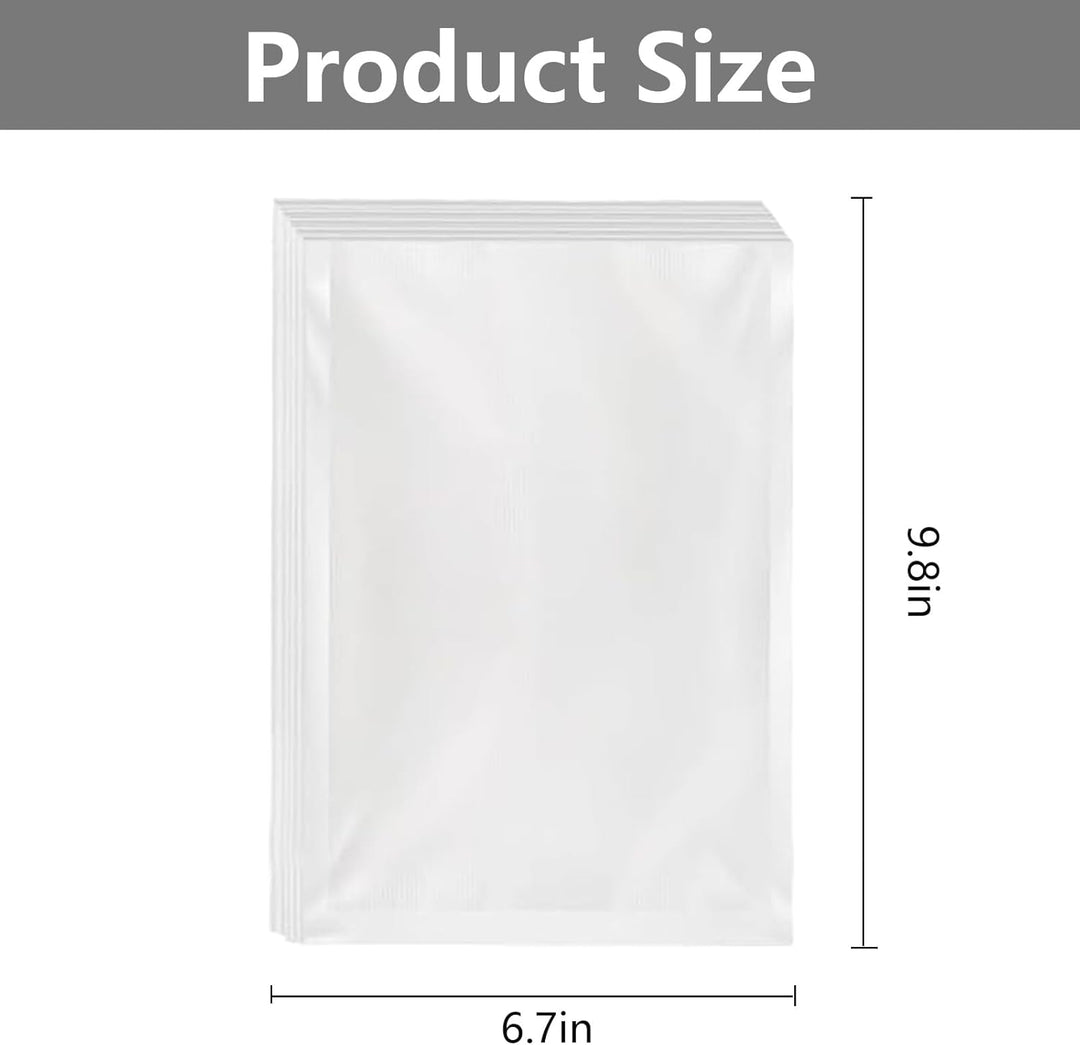 Vakuumierbeutel 25x17cm/ 100 Stück,BPA-Frei,Geprägt, Sous-Vide-Gefrierbeutel, Reissfest, für Vakuumi