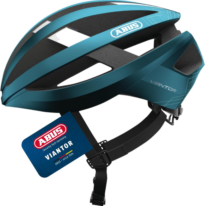 ABUS Rennradhelm Viantor - Sportlicher Fahrradhelm für Einsteiger - für Damen und Herren M (52-58 cm