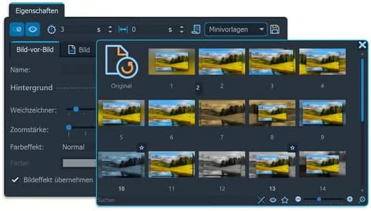 Diashow Gestalter 13 - Erstellen von Fotos, Videos und Musik für Win 11, 10, 8.1, 7