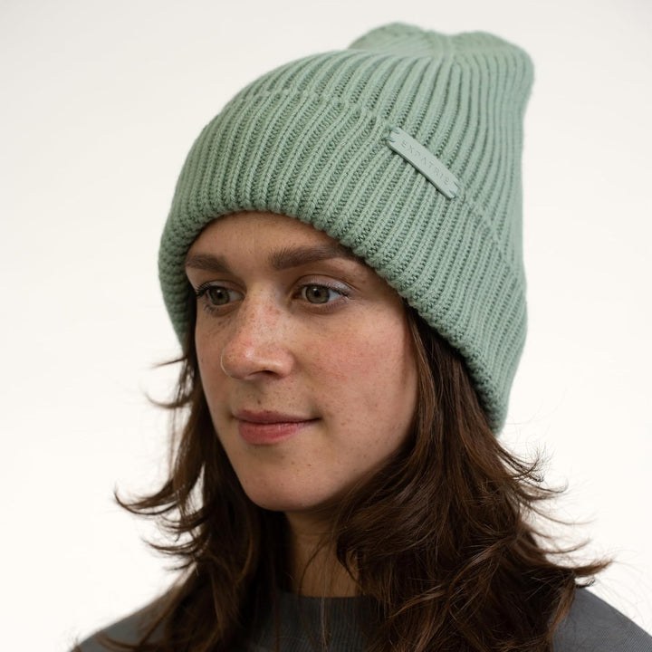 Expatrié Beanie Damen - Luna Einheitsgrösse Salbeigrün, Einheitsgrösse Salbeigrün