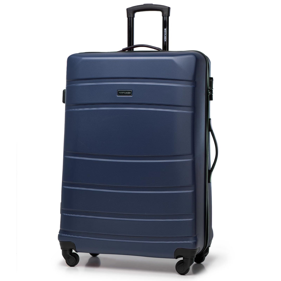 WITTCHEN Globe Line Grosser Koffer Trolley Reisekoffer aus ABS Hartschale 4 Rollen Zahlenschloss | G