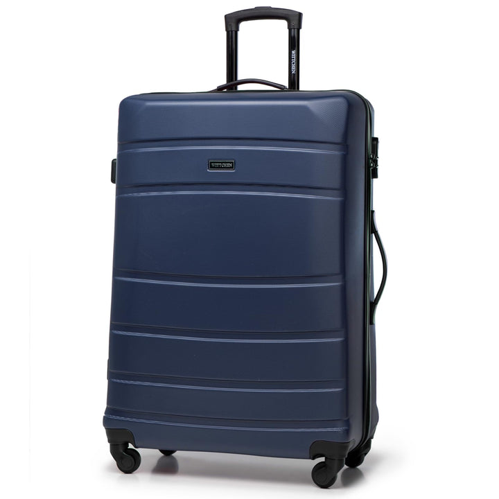 WITTCHEN Globe Line Grosser Koffer Trolley Reisekoffer aus ABS Hartschale 4 Rollen Zahlenschloss | G