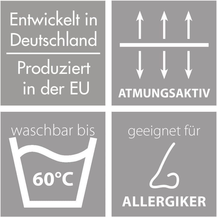 Traumnacht Basis Steppbett Duo Winterdecke, für den Winter, mit kuschelig weichem Microfaserbezug in