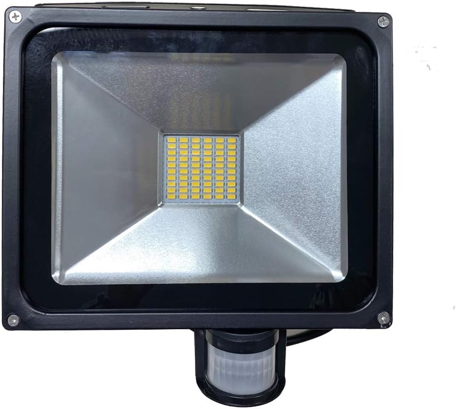 50W LED SMD Strahler Fluter Aussen Flutlicht Strahler mit PIR Bewegungsmelder Fluter Wasserdicht IP6