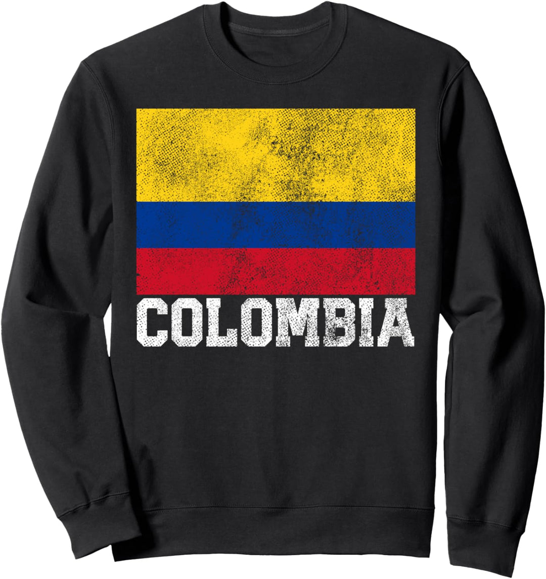 Kolumbien Flagge Familie Stolz Land Herren Damen Sweatshirt