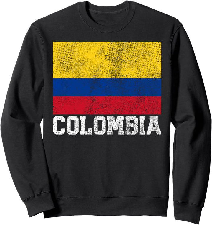 Kolumbien Flagge Familie Stolz Land Herren Damen Sweatshirt