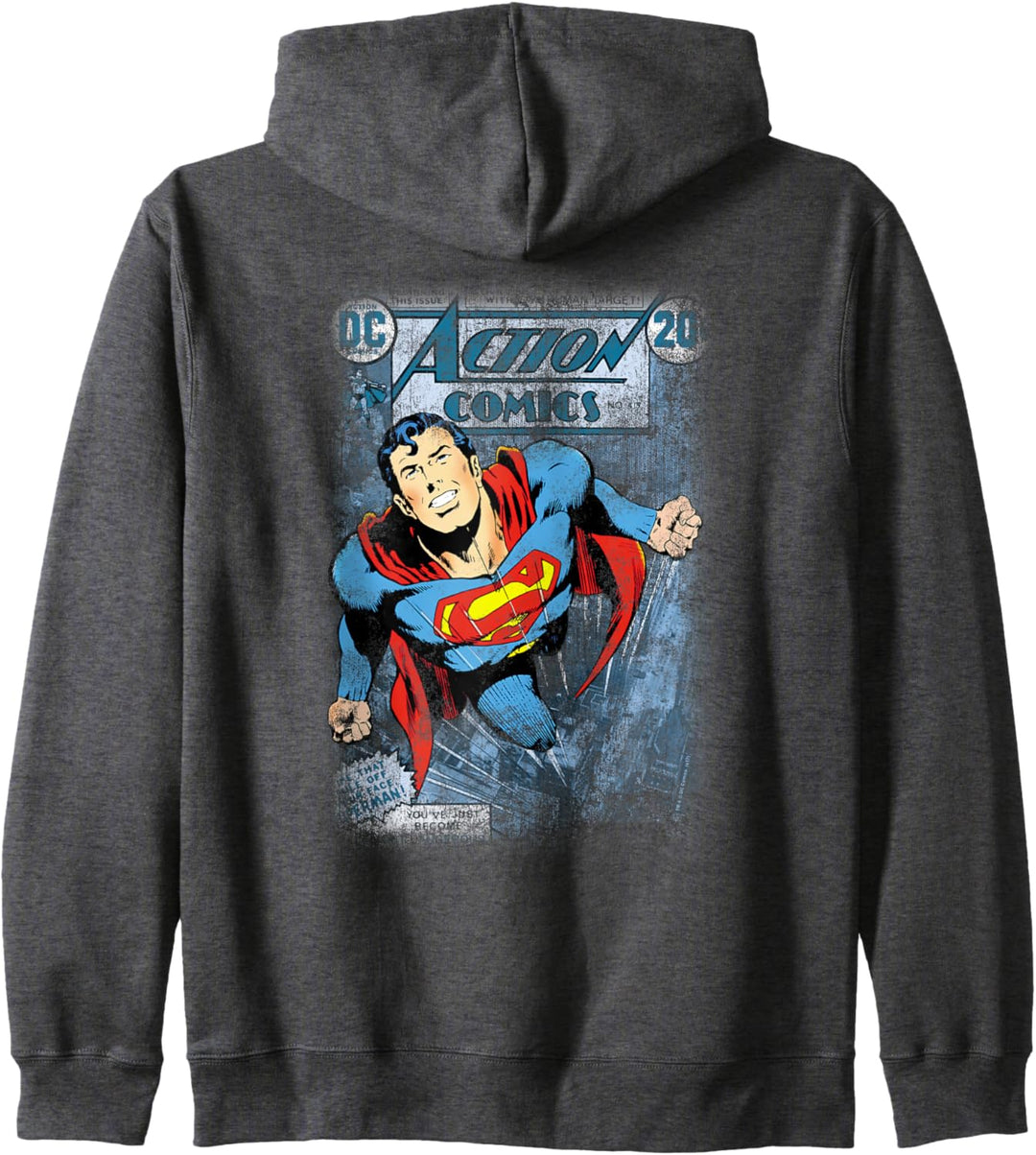 Superman Action #419 Distress Kapuzenjacke