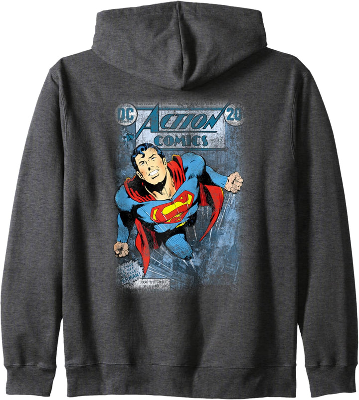 Superman Action #419 Distress Kapuzenjacke