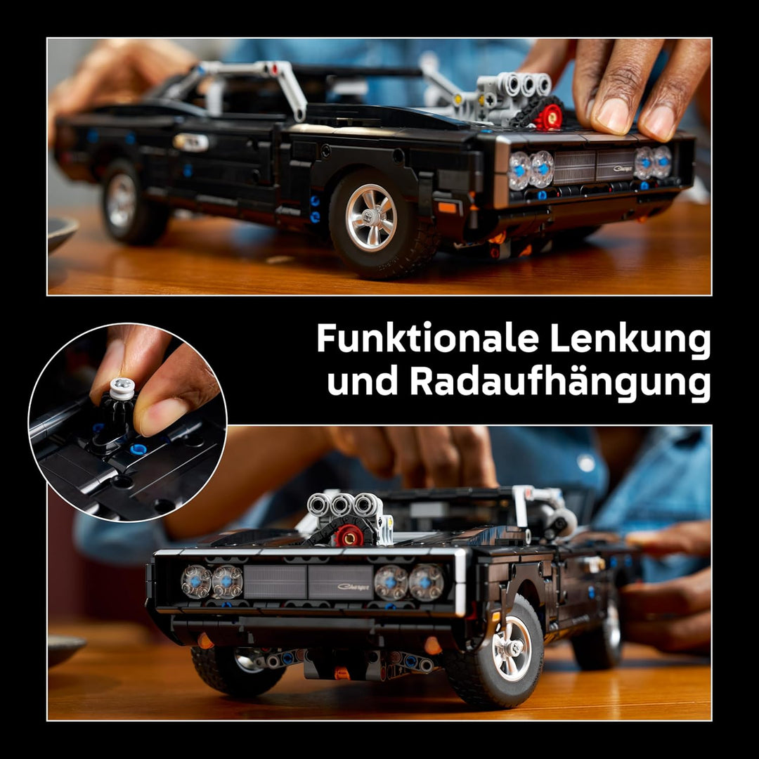 LEGO Technic Fast and Furious Dodge Charger R/T Auto - Modellbau Auto für Erwachsene - Sammlerset mi
