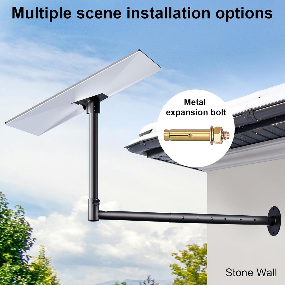 Halterung kompatibel mit Starlink V3, lange Wandhalterung kompatibel mit Starlink V3, Dachhalterung