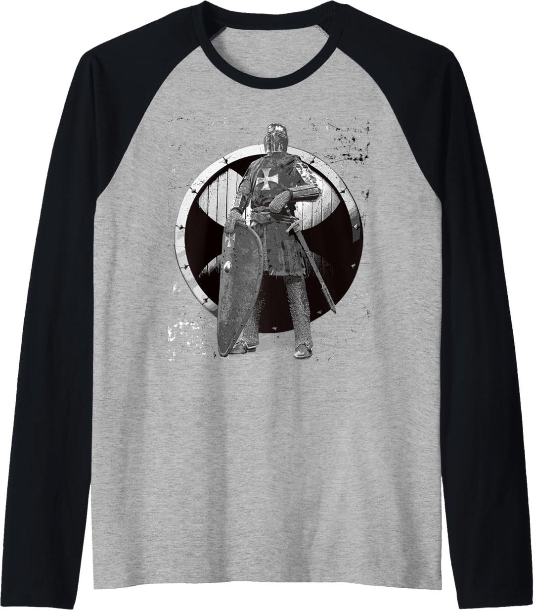 Deus Vult Gott Will Es Templer Kreuzzug Mittelalter Ritter Raglan