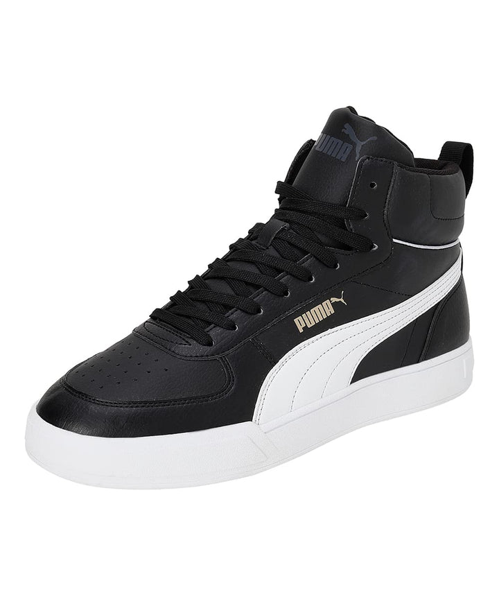 Puma Jungen Puma Caven 2.0 MidSneaker 44.5 EU Puma Black Puma White Puma Team Gold Ebony, 44.5 EU Pu