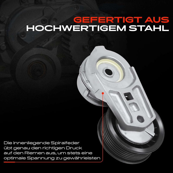 Frankberg Spannrolle Riemenspanner Keilrippenriemen für Ram 1500 Ram 2500 Ram 3500 D1 DC DH DM DR Du