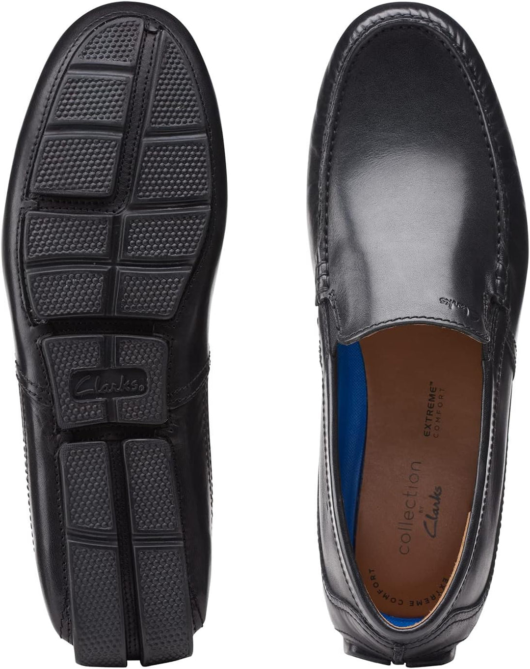 Clarks Herren Markman Plain Mokassin 39.5 EU Black Leather, 39.5 EU Black Leather