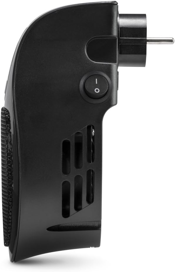 TROTEC Steckdosen Heizlüfter TFC 2 E – Heizleistung 500 W – mini Keramik Heizung, für Räume bis 10 m