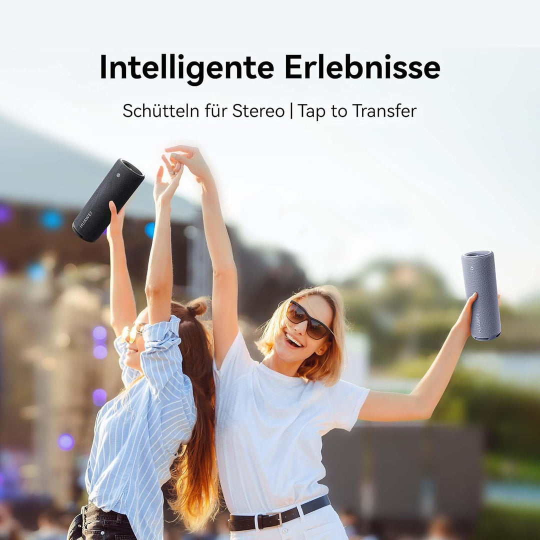 HUAWEI Sound Joy 2, Tragbarer Bluetooth-Lautsprecher, Sound-Vierfach-System, 26-Stunden-Wiedergabe,