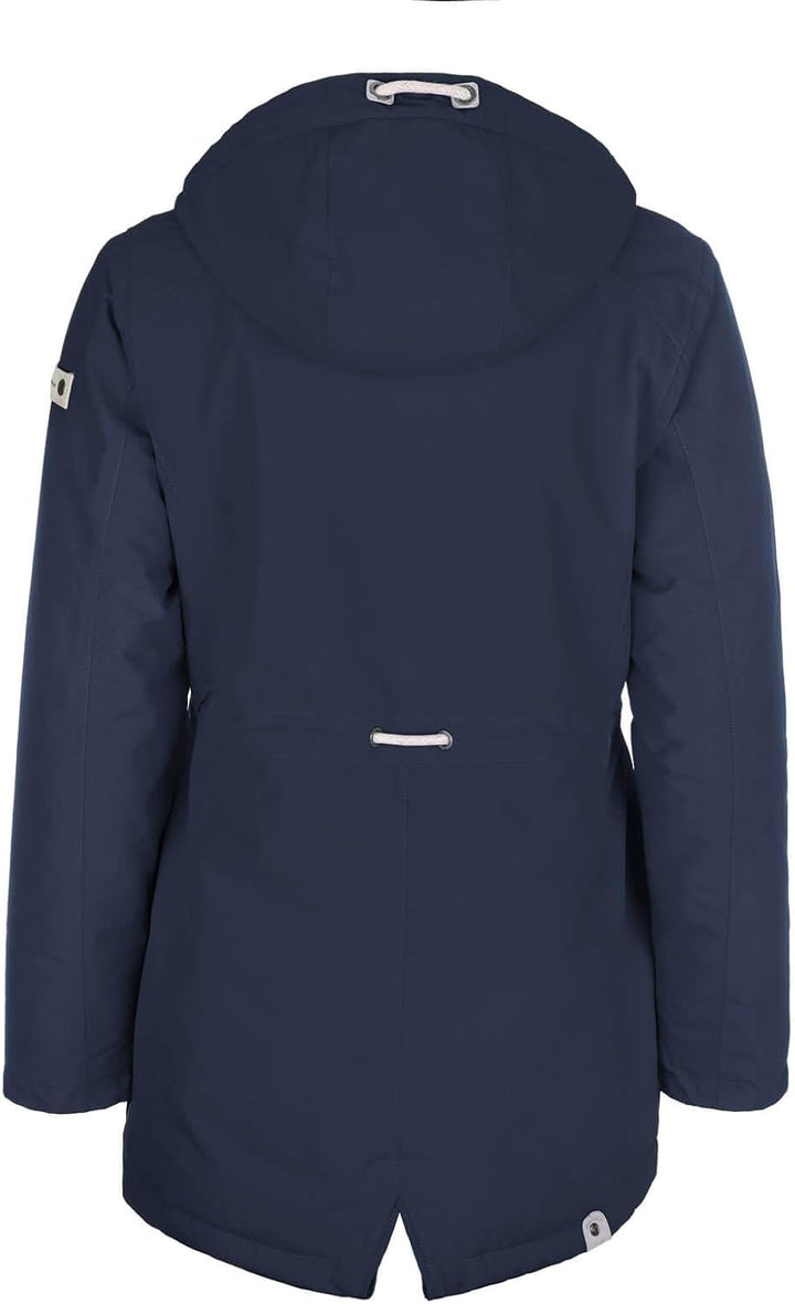 Dry Fashion Damen Funktionsmantel Aarhus gefüttert - Outdoor-Funktionsjacke wind- und wasserdicht, N