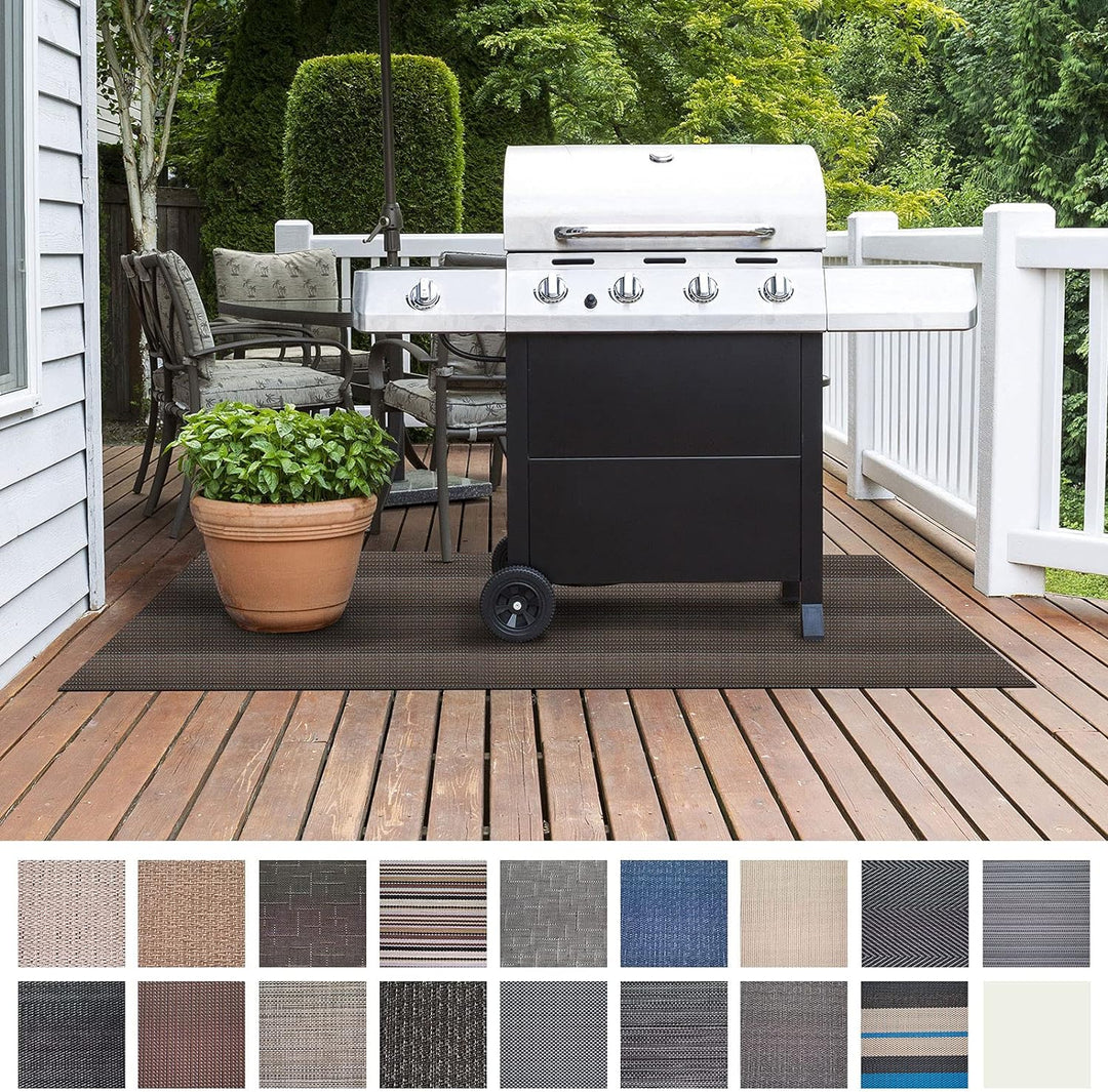 Floordirekt Grillschutzmatte | Schwer entflammbar | 2 Grössen | 5 Designs | Grillmatten zum Grillen