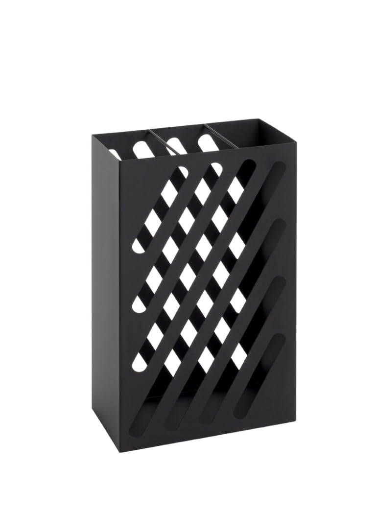 HAKU Möbel Schirmständer, Metall, schwarz, B 30 x T 16 x H 48 cm T 16 x B 30 x H 48 cm Schwarz, T 16