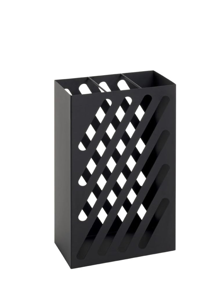 HAKU Möbel Schirmständer, Metall, schwarz, B 30 x T 16 x H 48 cm T 16 x B 30 x H 48 cm Schwarz, T 16