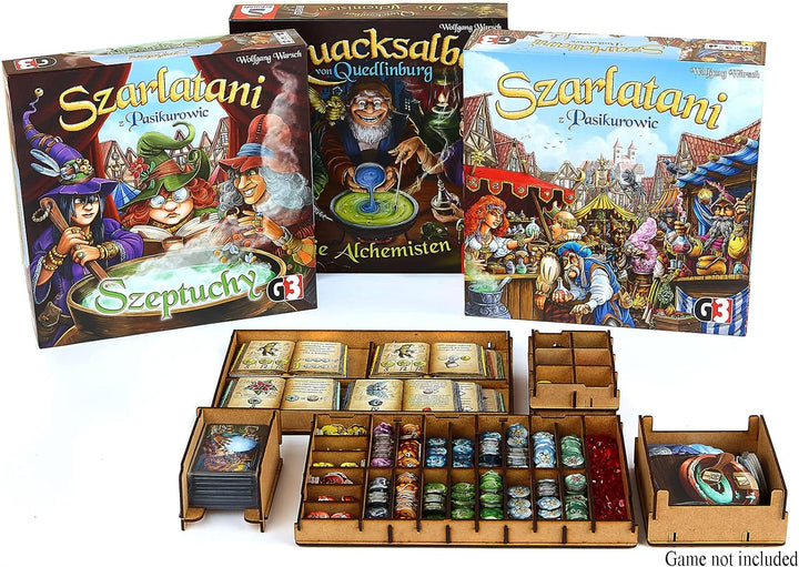 Docsmagic.de Organizer Insert for The Quacks of Quedlinburg Box - Einsatz, The Quacks of Quedlinburg