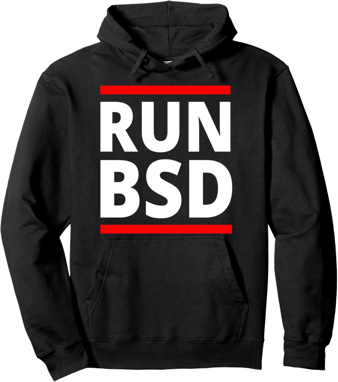 Führen Sie BSD Shirt Systems Admin-Computer-Nerd-Hacker-Spass Pullover Hoodie