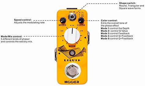Mooer Liquid, Digital Phaser Pedal