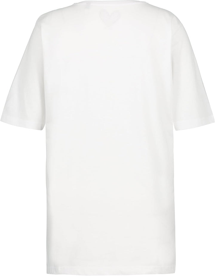 Ulla Popken Damen Basic, Rundhals T-Shirt 54-56 Schneeweiss, 54-56 Schneeweiss