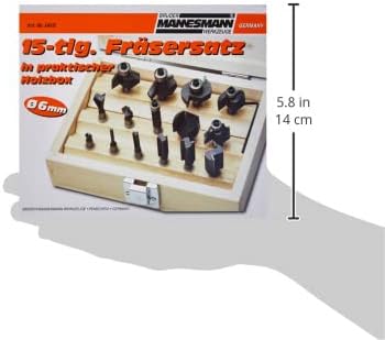 Brueder Mannesmann Werkzeuge M54515 Fräsersatz