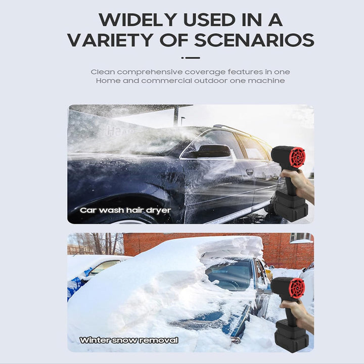 Jet Dry Gebläse, Jet Fan 500000 U/min Wind Geschwindigkeit mit 16000mAh Lithium-Batterie, Super Jet