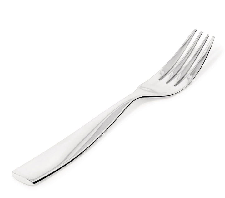 Alessi Dressed Tafelgabel, Edelstahl, Silber, 19 x 4 x 2.2 cm, 6-Einheiten