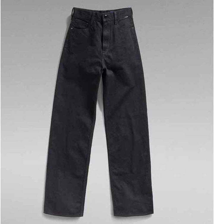 G-STAR Damen Jeans Stray Ultra High Straight Wmn 27W / 28L Schwarz (Pitch Black D22068-d182-a810), 2