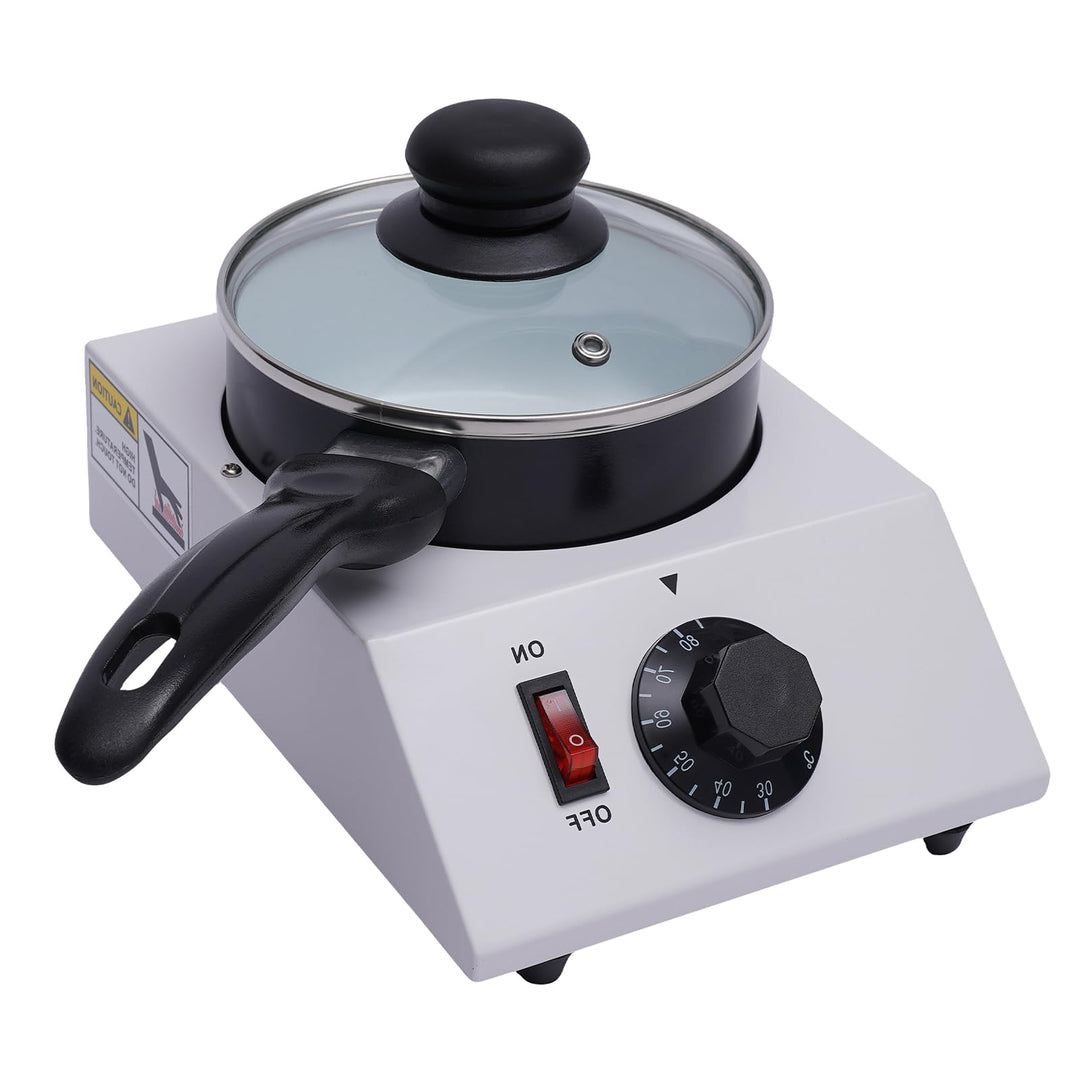 Elektrische Schokoladenschmelzer mit Deckel, Temperiergerät für Kuvertüre, 40W Schokolade Temperierm