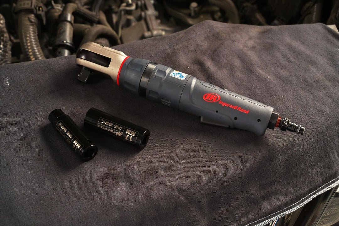 Ingersoll Rand 3/8"-Antrieb Druckluft Ratschenschrauber 1105MAX-D3, hochwertige Mini Luftratsche mit