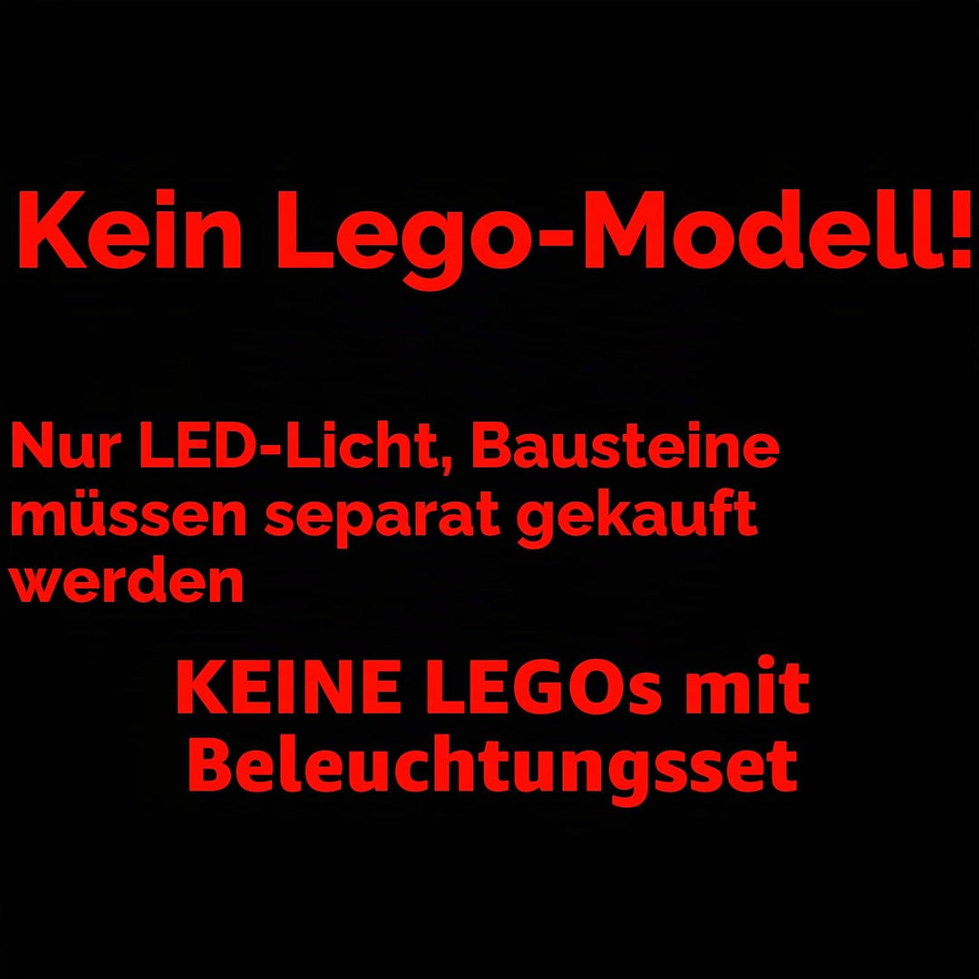 LocoLee Led Licht Set Kompatibel mit Lego Wildblumenstrauss-Set, Led Beleuchtungs Set Compatible wit